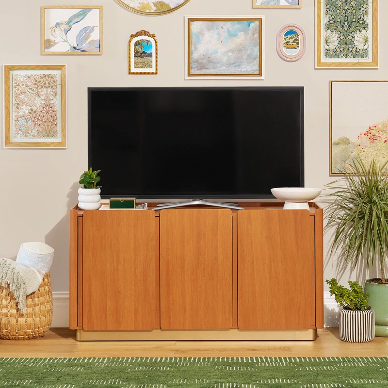 Mae TV Stand for TVs up to 70 inches - Mid-Century Modern Design