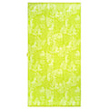 Beach Towel Set 2 Pack - Cheetah and Stripe Pattern, 72x38 Inches, Green