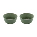 Bamboo Melamine Dip Bowls - Green, 14 oz, 2 Count