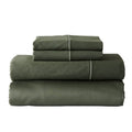 Full Size Cotton Sateen Bed Sheet Set with Flexi-Fit Technology - Sea Turtle