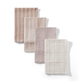 Oversized Latte Swirl Kitchen Towels 4-Pack - Soft Cotton, Absorbent & Stylish