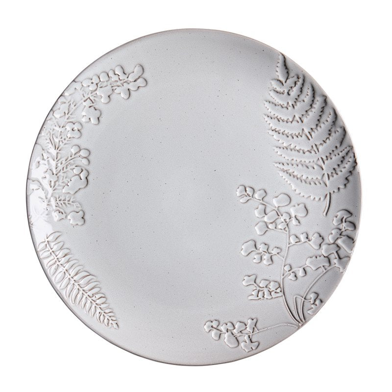 Gray Stoneware Dinner Plate - 10.7 Inch - Ellie Collection