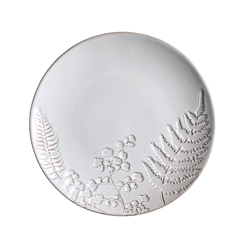 Gray Stoneware Salad Plate - 8.7 Inch, Ellie Collection