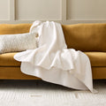 Vanilla Dream Faux Wool & Faux Fur Throw Blanket - Reversible 50x72 Inches - Better Homes & Gardens