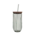 21 oz Tritan Sipper Tumbler with Acacia Wood Lid - Green