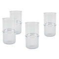 21 oz Clear Ribbed Tritan Tumbler Set - Single