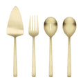 Stainless Steel Serving Set - 4-Piece River Gold Collection