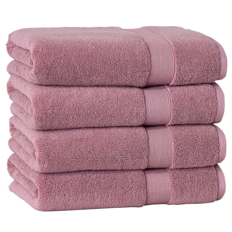 Cotton Bath Towel Set - Soft, Absorbent, Fade-Resistant, Violet Gem - Variation BTHTWL