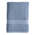 Better Homes & Gardens Blue Silver Soft Cotton Popcorn Textured Bath Towel