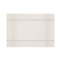Cotton Table Placemat - Silver Plaid 14" x 20"