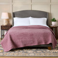 Better Homes & Gardens Violet Gem Tufted Matte Velvet Quilt - King