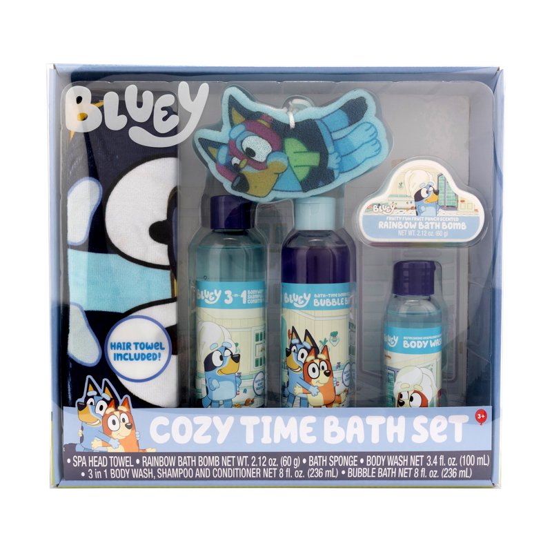 Cozy Time Bath Set for Kids - 6 Fun Bath Essentials