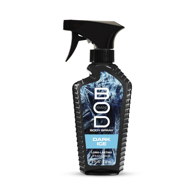 Dark Ice Body Spray for Men - Long Lasting Aquatic Fragrance, 8 fl oz