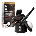 Root Touch Up Powder for Thinning Hair & Gray Coverage with Dual-Ended Brush