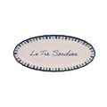 Bamboo Melamine Sardine Oval Platter - 18" x 8" Multicolor