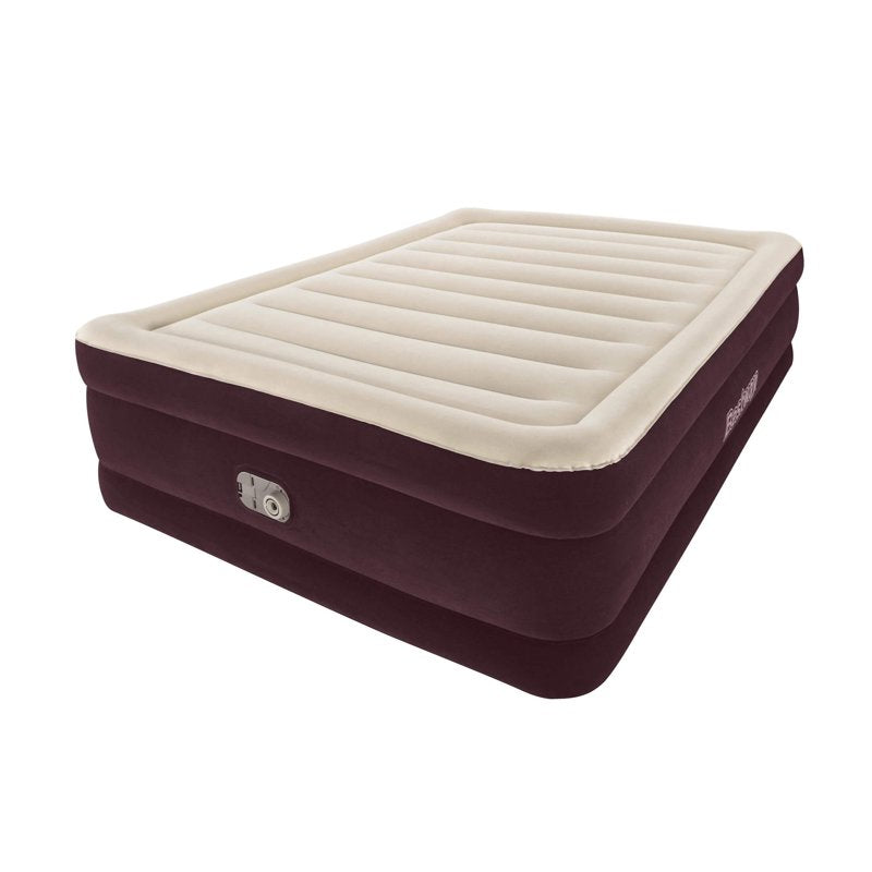 Queen Air Mattress with Built-In AC Pump - SleepSupport Premium Inflatable Bed