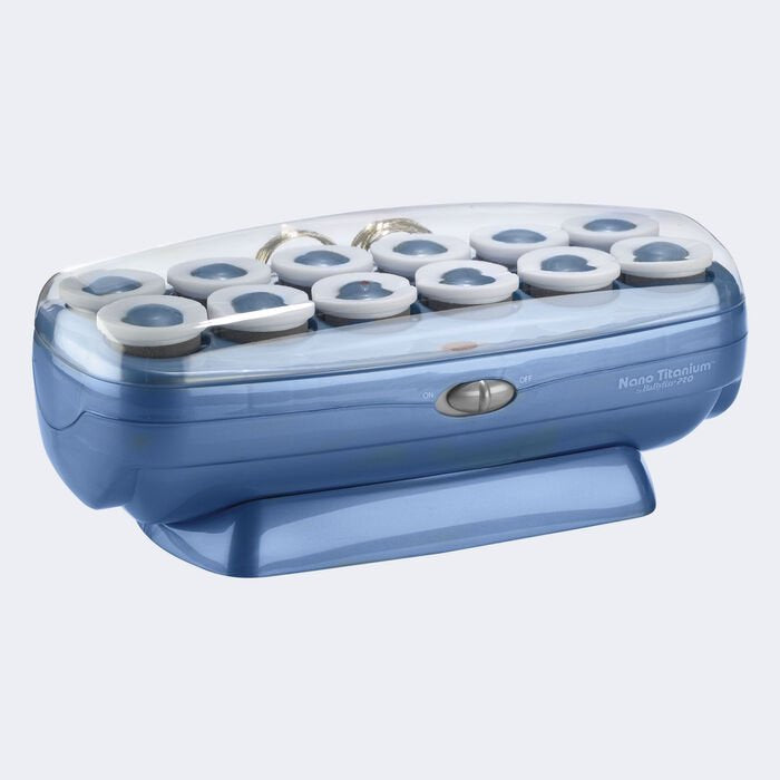 Jumbo Hot Rollers Set with Nano Titanium Technology - 12 Rollers