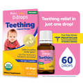 Organic Teething Relief Drops for Infants, Natural Gum Soothing Liquid