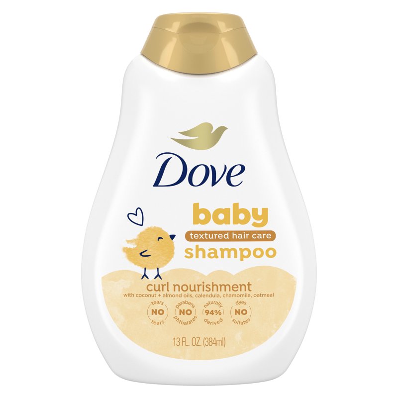 Tear-Free Baby Shampoo for Curly Hair - Hydrating & Nourishing, 13 fl oz