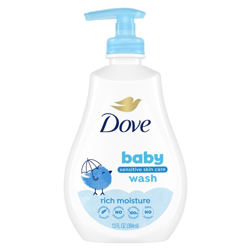 Hypoallergenic Baby Wash - Tear-Free Rich Moisture 13 fl oz