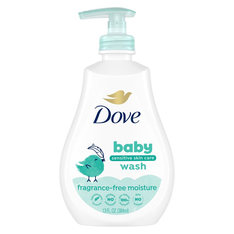 Fragrance-Free Baby Wash for Sensitive Skin - 13 fl oz