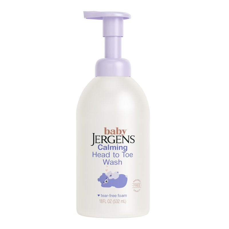Calming Head to Toe Foaming Wash - Tear-Free Baby Shampoo & Body Wash