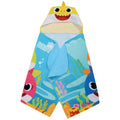 Baby Shark Kids Hooded Cotton Towel - Fun Bath and Beach Wrap