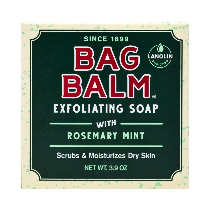 Exfoliating Bar Soap - Rosemary Mint, 3.9oz for Soft Skin