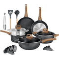 14-Piece Marble Non-Stick Cookware Set – Eco-Friendly & Oven-Safe