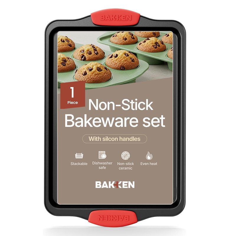 Nonstick Baking Sheet - 15.15 x 10.03 Inch - Black
