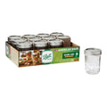 8 Ounce Glass Mason Jars with Lids - 12 Count, Regular Mouth