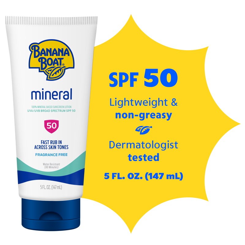 Mineral Sunscreen Lotion SPF 50 for Sensitive Skin, 6 fl oz