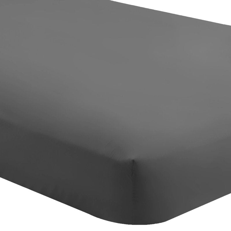 Cal King Microfiber Fitted Sheet 2 Pack - Hypoallergenic Deep Pocket Grey