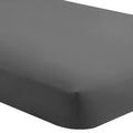 Cal King Microfiber Fitted Sheet 2 Pack - Hypoallergenic Deep Pocket Grey