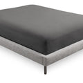 Twin Fitted Bed Sheets - Ultra-Soft Microfiber, Deep Pocket, Gray, 2-Pack