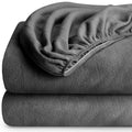 Twin Fleece Fitted Sheet Set - Plush Polar Fleece, Deep Pocket, 2 Pack, Gray