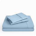 King Light Blue Microfiber Sheet Set - Wrinkle Resistant Deep Pocket Bedding