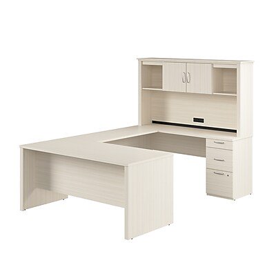 Modern 3-Shelf Bookcase with Steel Supports - Multiple Colors