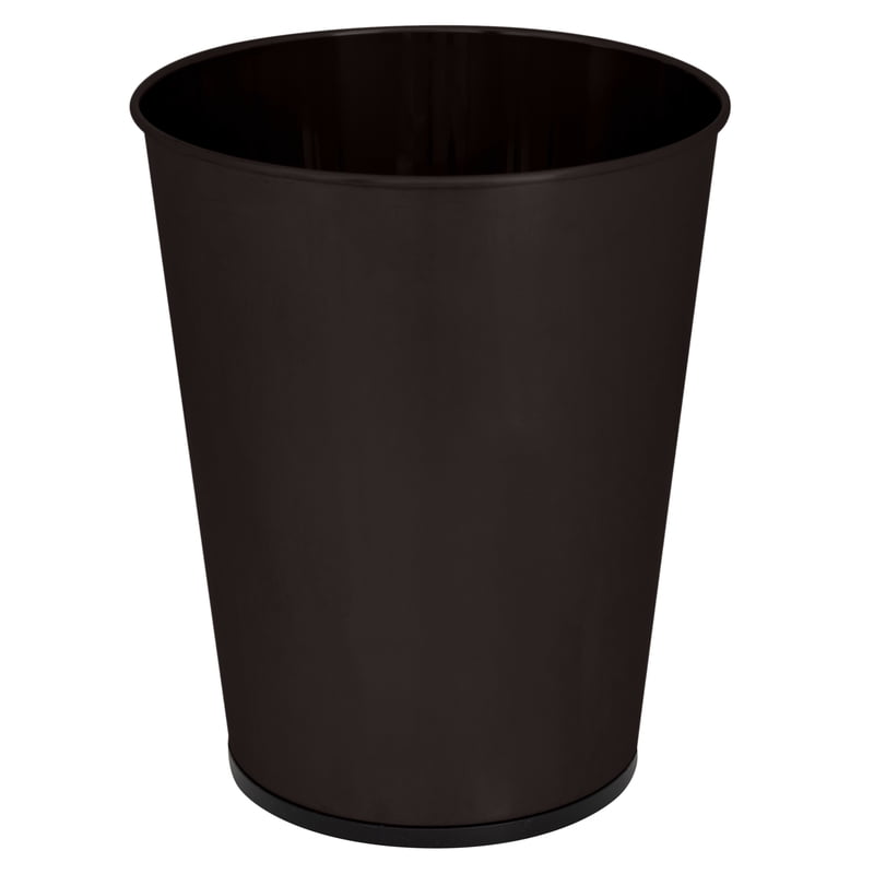 1.3 Gallon Iron Bathroom Trash Can - Bronze