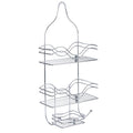 Bath Bliss Ocean Design Chrome Shower Caddy - 2 Shelf Bathroom Organizer