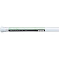 White Tension Shower Rod 42-72 Inches - Easy Install Bathroom Curtain Rod