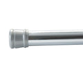 Silver Adjustable Shower Curtain Rod 42-72 Inches Tension Tension Rod