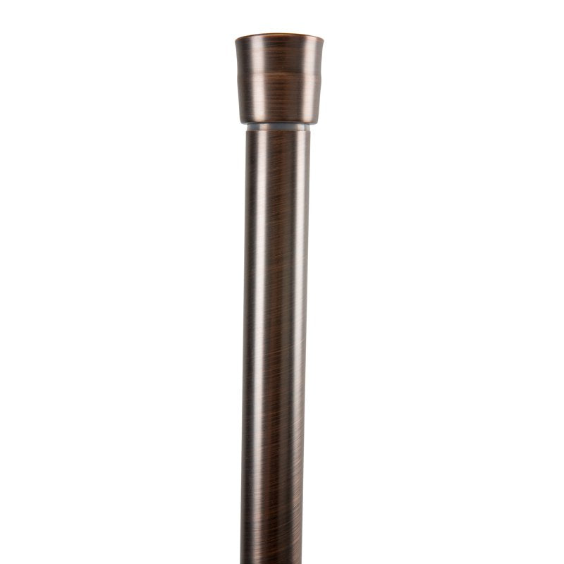 Tension Shower Rod 42-72 Inches Oil Rubbed Bronze - Rust-Resistant Bathroom Curtain Rod