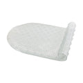 Holographic Bath Bliss Bubble Bathmat in White - Anti-Slip Shower Mat 27.6x15.2"