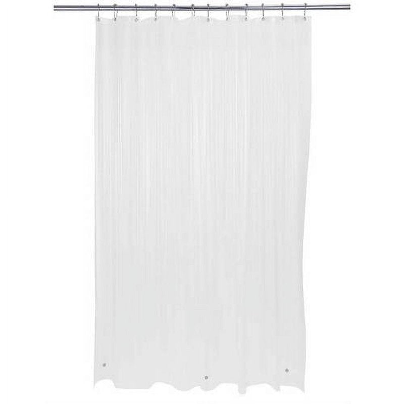 Bath Bliss Clear PVC Shower Liner - 70x72 Inches, Mildew Resistant, Magnet-Weighted Hem - 1 Pack Super Clear