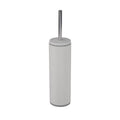 White Toilet Brush with Holder Set - Bathroom Cleaning Kit - Bath Bliss