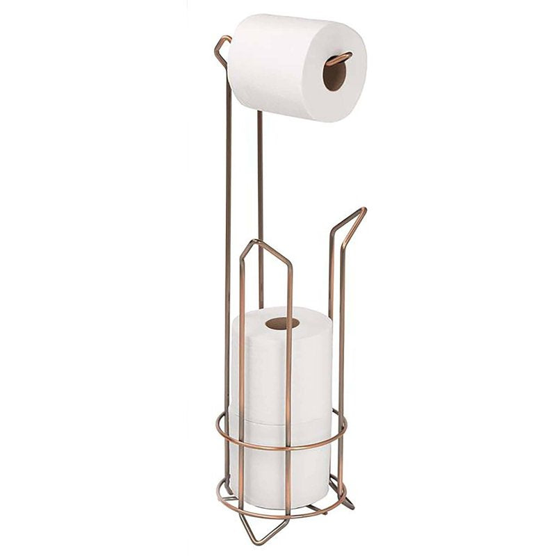 Oil Rubbed Bronze Toilet Paper Holder Dispenser - Holds 3 Rolls