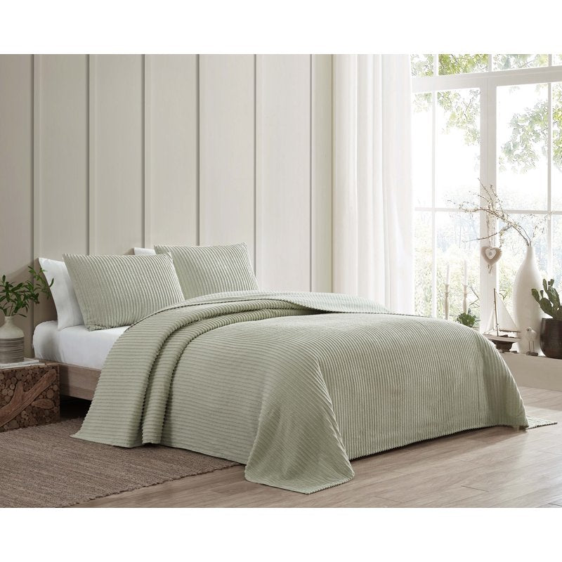 King Sage Chenille Bedspread - Beatrice Home Fashions Channel Design