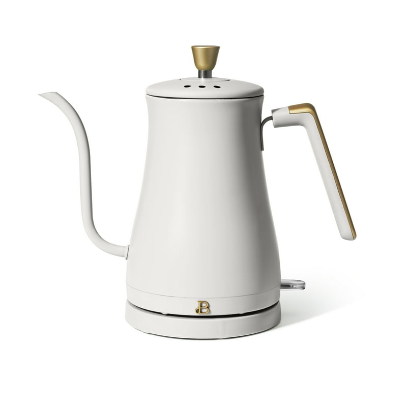 1L Electric Gooseneck Kettle - 1200W, White Icing
