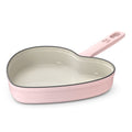 10" Enameled Cast Iron Heart Skillet - Pink Champagne